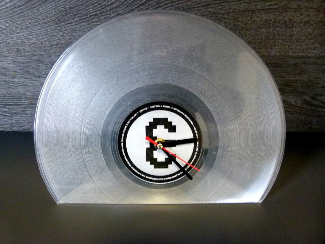 Schallplatten-Tischuhr